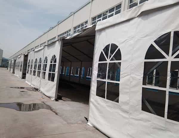 青島7x81米倉(cāng)儲(chǔ)篷房